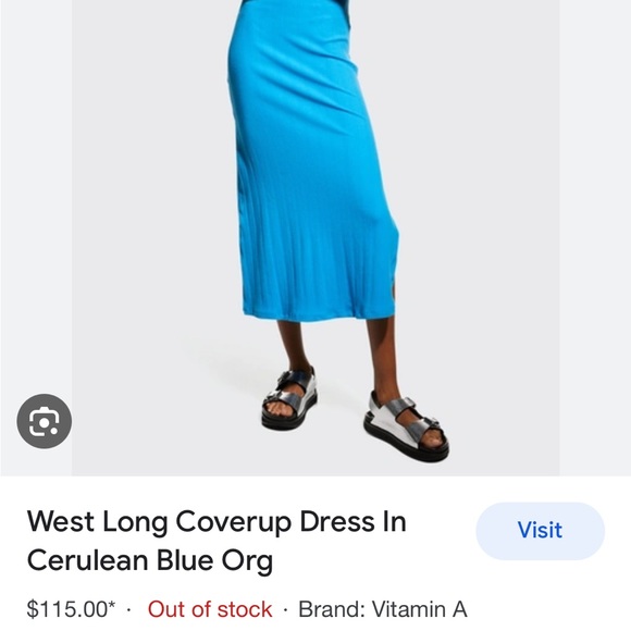 Vitamin A West Dress in Blue - Picture 2 of 6